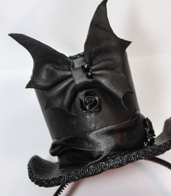 Mini hat Bat Mad Hatter steampunk cosplay lolita gothic festival by DollsThell steampunk buy now online