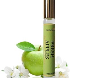 Organic Fresh Apple PERFUME Oil, Apple Perfume Roll On, Vegan Perfume, Natural Perfume Oil, Gift Idea