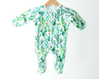 Сactus baby Sleepsuits, baby onepiece, Sleepsuits, baby sleepware