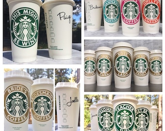 Starbucks Cup, Starbucks Personalized Coffee Cup, Reusable Coffee Mug, Personalized Coffee Mug, Reusable Coffee Cup, Personalized Coffee Cup