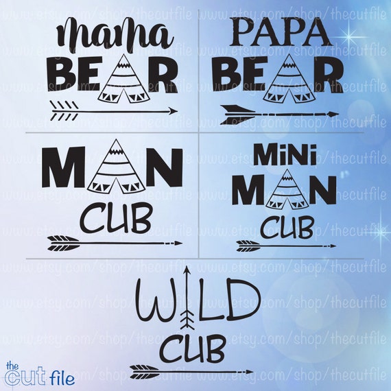 Free Free Papa Bear With Cubs Svg 226 SVG PNG EPS DXF File