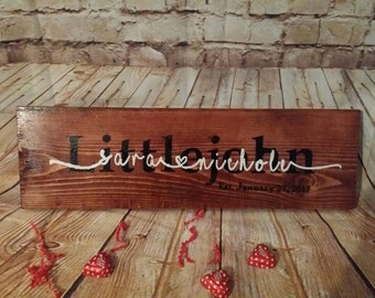 Personalized name signs