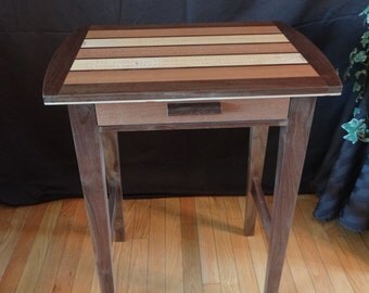 Cribbage Board Side Table, Cribbage Table, Cribbage Board Table , Games Table, Side Table. Table for Cribbage