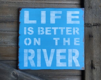 life is better on the river shirt