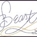 Beast from Beauty and the Beast Autograph Digital Embroidery