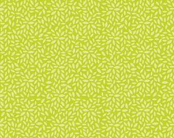 Primavera Leafy in Green Cotton Fabric by Patty Young for Riley Blake