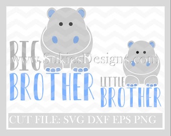 Big Brother Little Brother SVG, DXF, PNG Files for Cricut and Silhouette cutting machines Brother svg, Boy svg, Big brother svg, Kids svg,