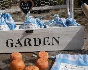 Handmade Seed Bombs, Flower Seed Balls, Guerrilla Gardening, Clay Seed Bundles, Organic Mixed Seeds, Earth Day Seed Grenades, Earth Balls