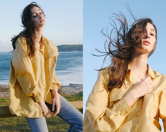 Vintage Silk Shirt - One size fits all