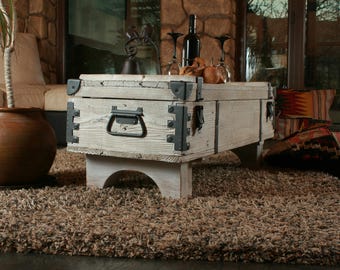 trunk coffee table | etsy trunk coffee table | etsy
