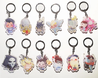 overwatch mercy keychain