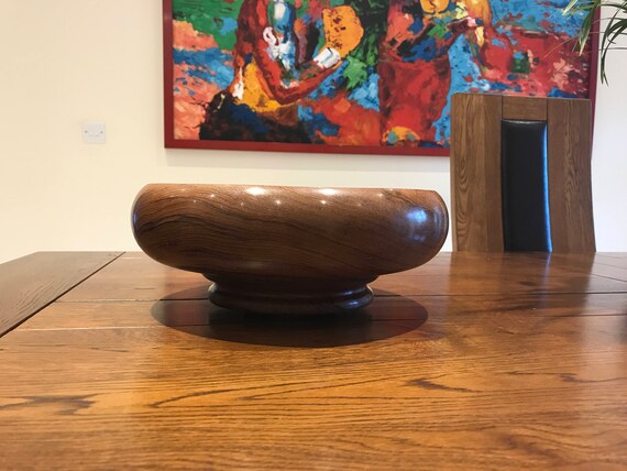 Large Bubinga Fruit Bowl!