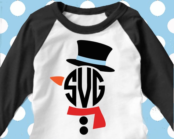 Download Snowman svg Snowman Monogram frozen svg Let it Snow svg