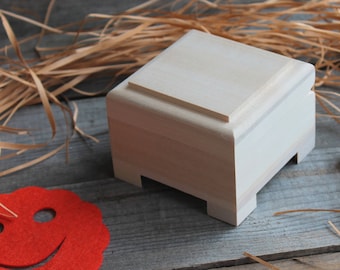 Small wooden box, unfinished wood box,craft wood box, handmade box, trinket box,box, craft supplies, unfinished wood,rustic wood
