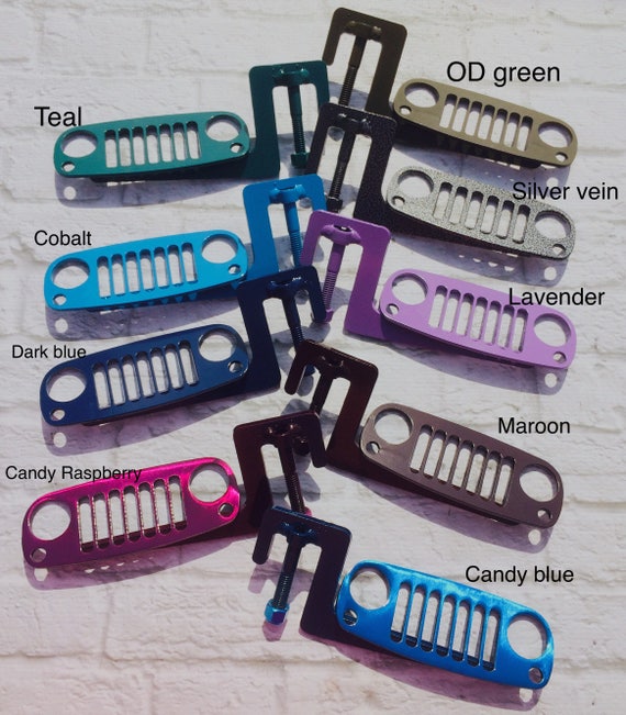 Colors CJ YJ TJ or J.K Jeep Grill foot pegs