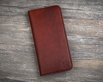 Leather wallet brown wallet mens wallet long wallet personalized wallets phone wallet card wallet men holder cell phone wallet long holder