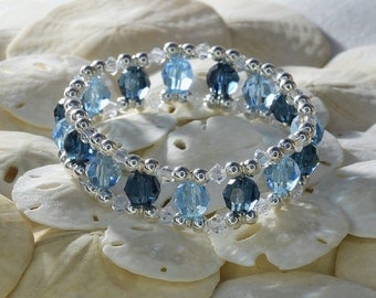 Crystal Blues Bracelet