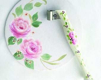 White Rose Carrot Oblique Pen