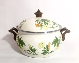 Asta German dutch oven cookware vintage brass handles