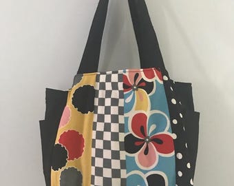 Japanese fabric Bag, Tote Bag, Handbag, shoulder bag, everyday bag, fabric bag, useful bag
