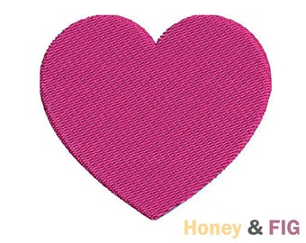 Heart Embroidery Design-Heart-Embroidery Files- Pink Heart Embroidery Design