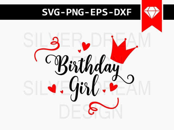 Download birthday girl svg file birthday svg happy birthday svg