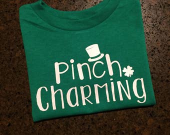 Toddler Boy St. Patrick's Day Shirt, Boy St. Patrick's Day Shirt, St. Patrick's Day Shirt, St. Patty's Day Shirt, Pinch Charming, Mr. Lucky