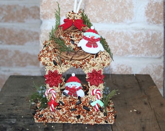 Medium Birdfeeder/birdhouse