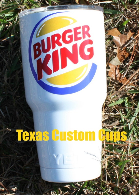 30oz Burger King theme RTIC cup