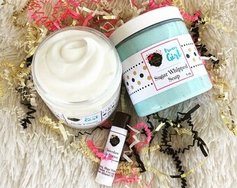 Bath and Body, Gift Set, Body Wash,Skincare, Moisturizer, Whipped Soap, Emulsified Scrub, Gifts for Her, Body Cream, Emulsified Sugar Scrub,