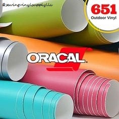 oracal 651 intermediate 12x12 sheet decal vinyl