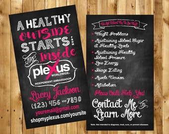 Plexus Chalkboard Business Cards, Plexus Business Cards, Plexus Business, Plexus Swag, Plexus