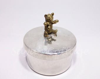 teddy bear jewelry box