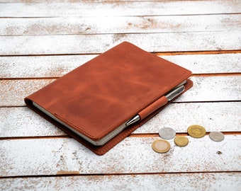 A5 journal cover journal refillable journal leather journal notebook cover book cover refillable notebook hand stitched journal cover