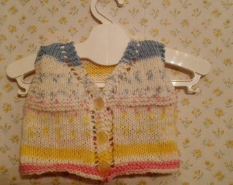 Gilet neonato 0-6 mesi unisex
