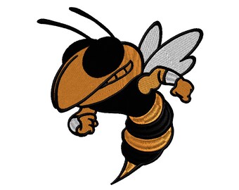 8 SIZE! Georgia Tech Yellow Jackets Embroidery Designs College Football Embroidery Designs PES Digital Machine Embroidery Instant Download