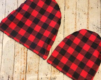 Matching Slouchy Beanies, Mommy & Me, Daddy and Me