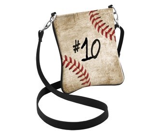 Personalized Baseball Crossbody Bag, Baseball Hipster, Baseball Purse, Sports Bag, Baseball Mom, Baseball Swag, Sports Purse