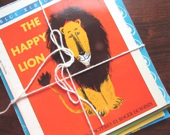 Children's Picture Book Bundle Katy Happy LIon What's in Fox's Sack Dr De Soto City Port
