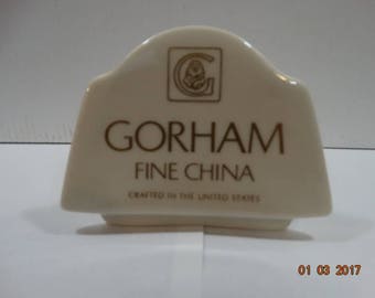 Gorham China Store or Collection Shelf Advertising Sign