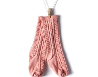 Blush Pink Knee-High Stockings/Socks for Baby/Toddler