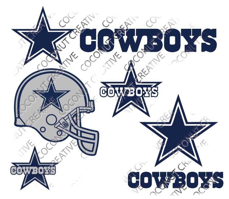 Dallas Cowboy svg dfx jpg jpeg eps layered cut cutting files