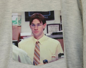 Jim as Dwight - The Office - Pocket T-Shirt