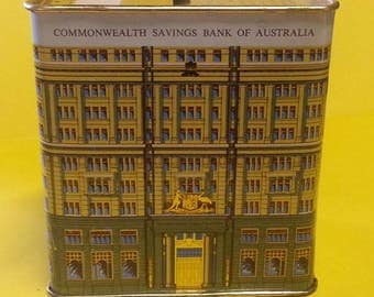 Vintage Commonwealth Savings Bank of Australia Money Box