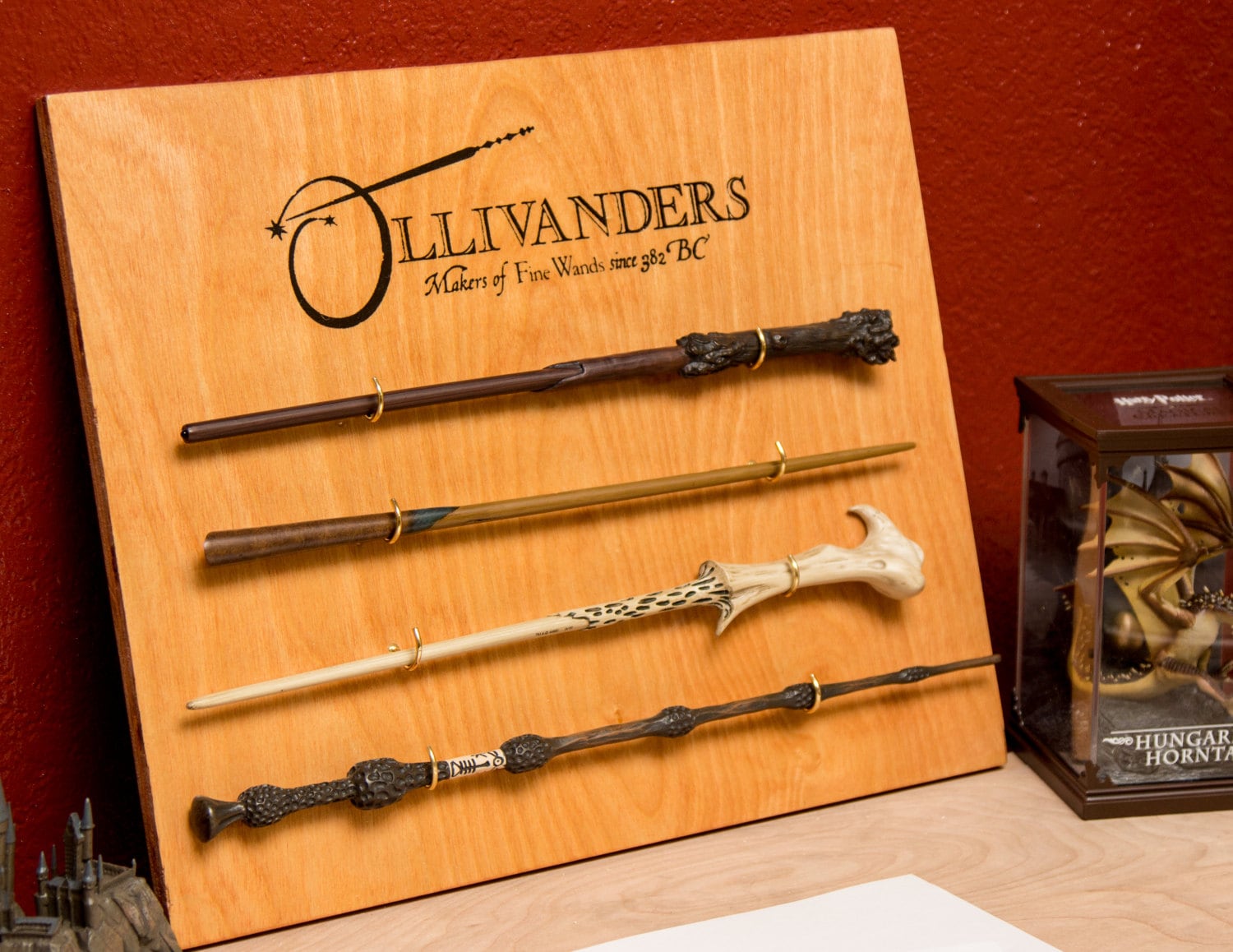Ollivanders Wand Display Holder Harry Potter Custom Orders