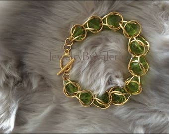 Beaded Chainmaille Bracelet