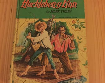 1955 Huckleberry Finn by Mark Twain, Modern Abridged Edition
