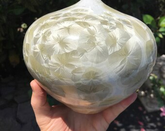Crystalline Glazed vase