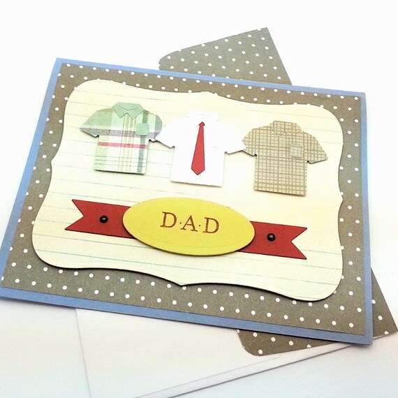 Items similar to Dad Card, with Matching Envelope, Father's Day Card ...