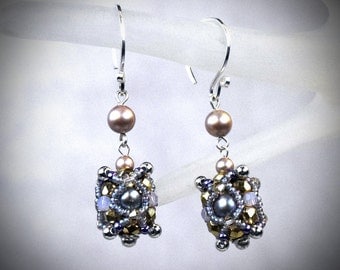 Bridal Earrings - gift for girlfriend - 1920s dress jewelry - downton abbey - bridesmaid earrings - downtown jewelry - downtown abbey